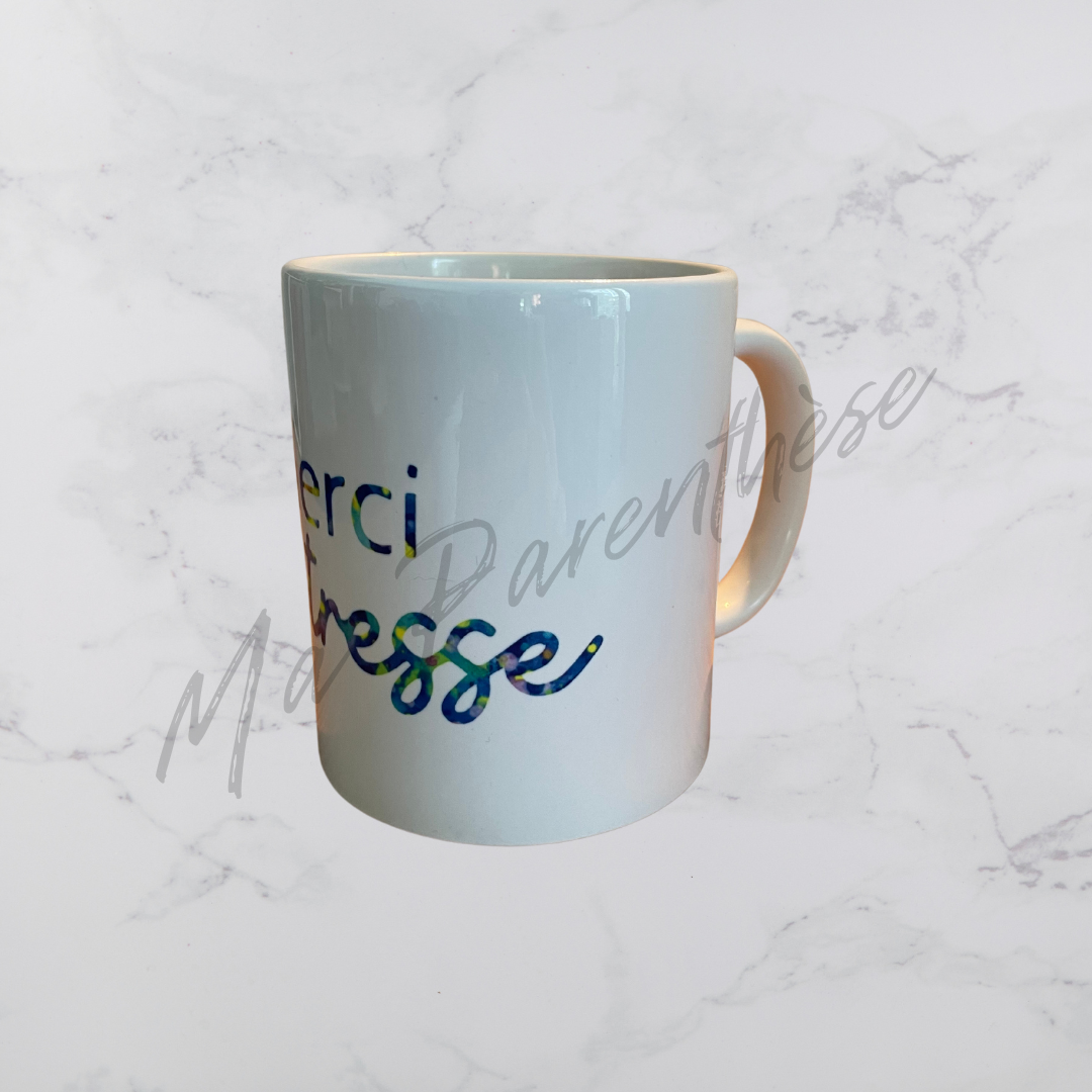 Tasse "Merci Maîtresse"